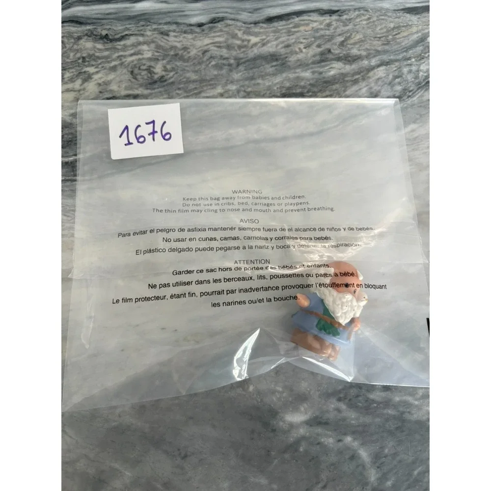 Fisher Price Little People‎ 2002 Noah Blue w Bird Bible Story Figure